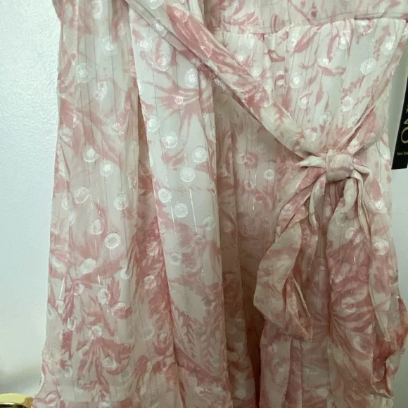 NWT -Rachel by Rachel Roy, 18W, maxi dress,color eggshell blush light pink/cream - Picture 2 of 12